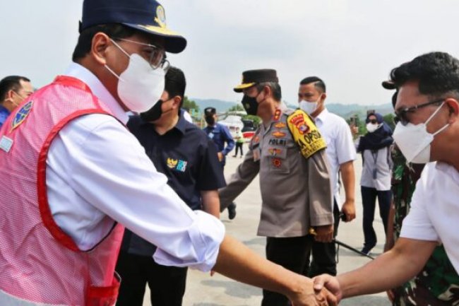 Menko PMK, Menhub dan Menteri BUMN Cek Kesiapan Pelayanan Arus Mudik-Balik Di Pelabuhan Bakauheni