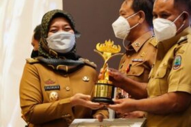 Pemkab Lampung Selatan,Raih Terbaik Ke-III Penghargaan Pembangunan Daerah SABURAI 2022