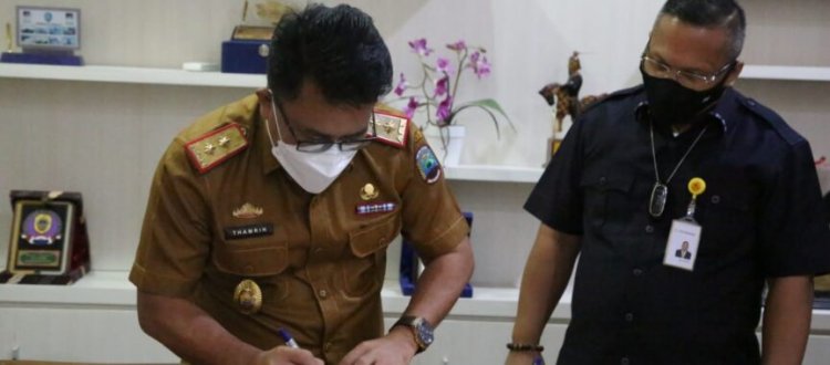 KORPRI Lampung Selatan Bersama Bank Bukopin KCU Lampung Teken MoU Tentang Penempatan Dan Pengelolaan Dana Iuran