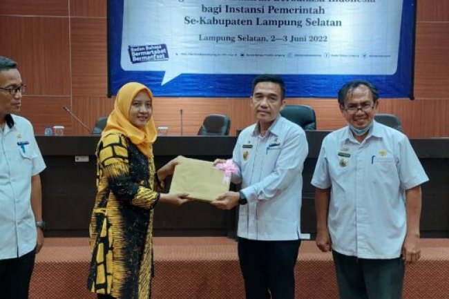 Kantor Bahasa Provinsi Lampung Gandeng Pemkab Lampung Selatan Guna Tingkatkan Kemahiran Berbahasa Indonesia