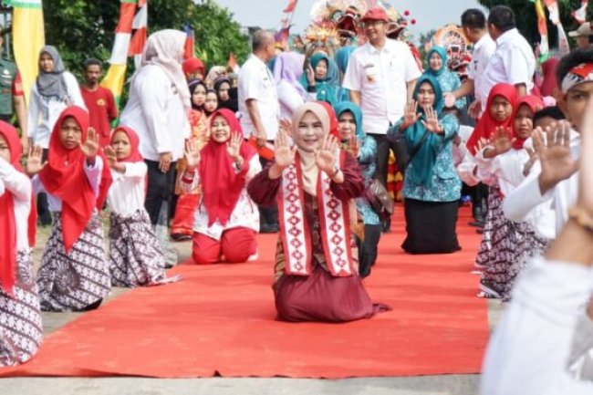 Ketua TP PKK Hadiri Titik ke Delapan Penilaian Lomba Desa