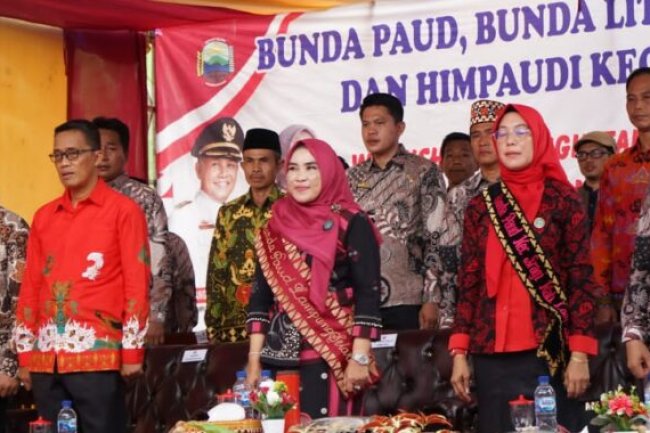 Bunda PAUD Lampung Selatan Buka Workhsop Peningkatan Kapasitas Tendik PAUD se-Kec Sragi.