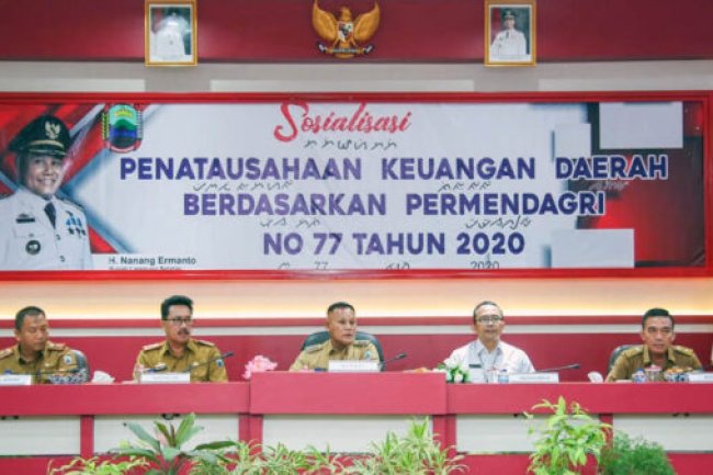 Pemkab Lampung Selatan Gelar Sosialisasi Permendagri Nomor 77 Tahun 2020