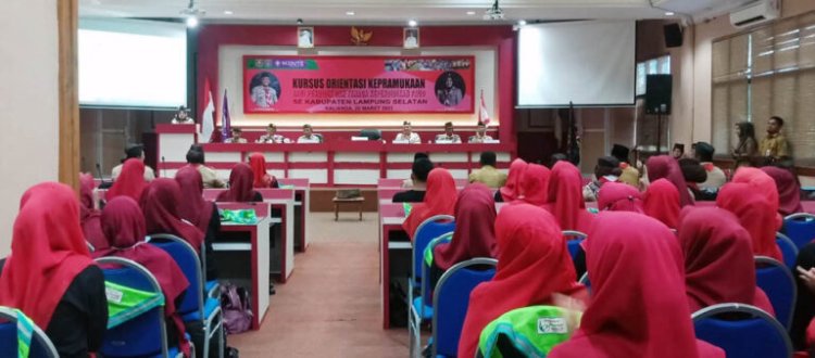 230 Pendidik Dan Tenaga Pendidikan PAUD Ikut Kursus Orientasi Kepramukaan