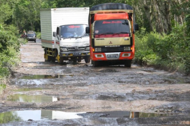 Nanang Akan Bangun Jalan Masuk Menuju Desa Kertosari Kecamatan Tanjung Sari