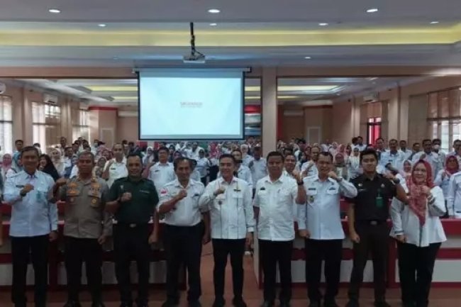 Dinas Perpustakaan dan Kearsipan Lampung Selatan Launching Aplikasi SRIKANDI