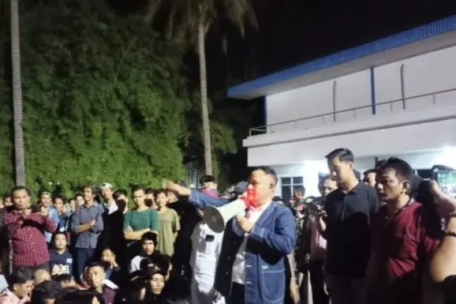 Jumpai Pendemo, Bupati Lampung Selatan Akan Perjuangkan Hak Karyawan PT Sari Segar Husada