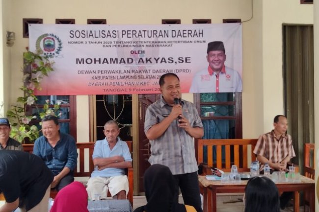 Melalui Perda No 3 Tahun 2020, M Akyas Ajak Masyarakat Jaga Ketenteraman dan Ketertiban Umum