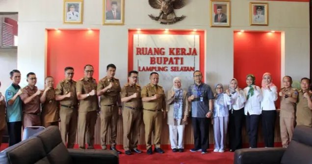 Bupati Lampung Selatan Audiensi Bersama Kepala Perwakilan BPKP Provinsi Lampung