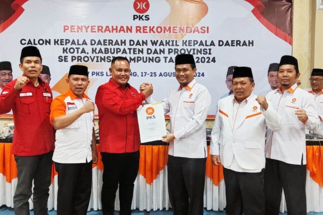 Dapat Rekomendasi PKS, Nanang - Beriman Siap Berlayar di Pilkada Lampung Selatan