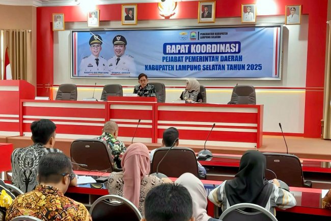 Bupati Egi Pimpin Rakor Persiapan Mudik Lebaran 2025