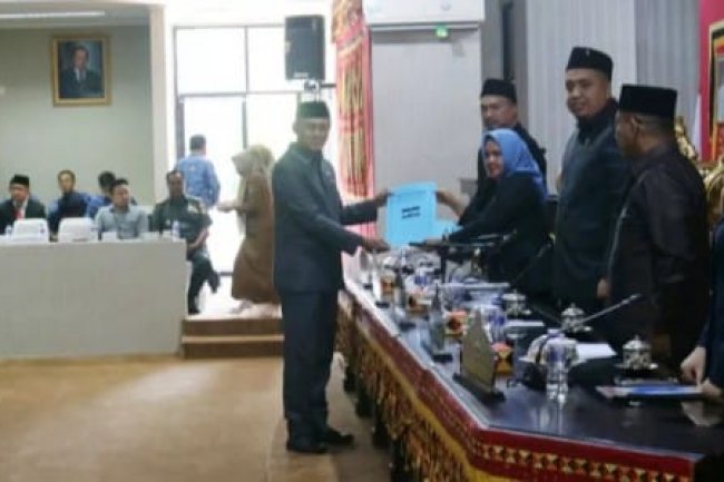 Sidang Paripurna RAPBD Tahun Anggaran 2025, Fraksi Demokrat DPRD Lampung Selatan Soroti dan Beri Cacatatan Tegas