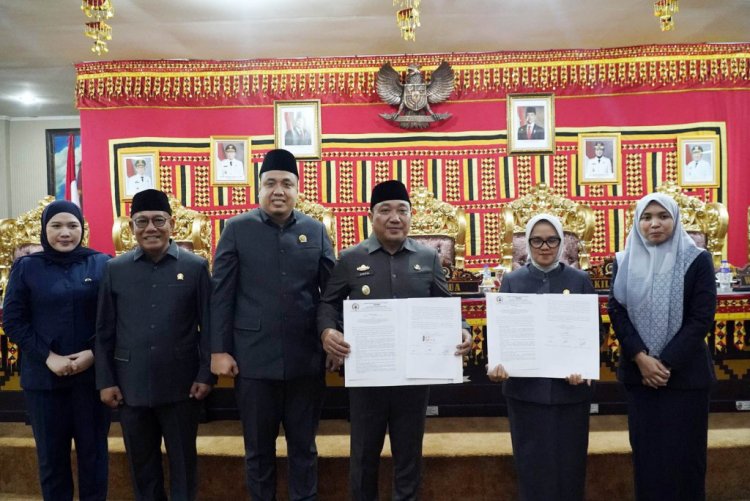 DPRD Kabupaten Lampung Selatan Gelar Rapat Paripurna Penyampaian Rekomendasi LKPJ Bupati TA 2024