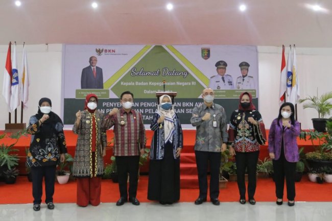 Pemprov Lampung Raih Penghargaan Kinerja Pemerintah Provinsi Tipe A dari Badan Kepegawaian Negara