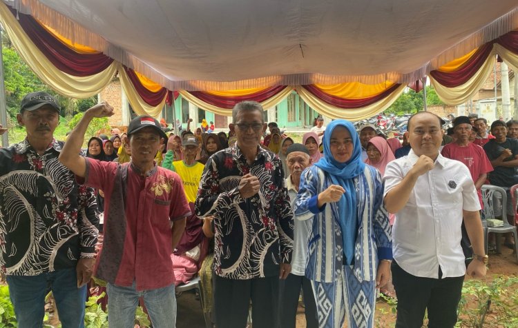 Ketua DPRD Lampung Selatan Sosialisasi Ideologi Pancasila dan Wawasan Kebangsaan di Desa Rulung Sari