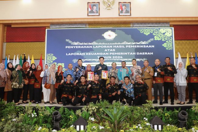 Pemkab Lampung Selatan 9 Tahun Berturut-turut Raih Opini WTP dari BPK