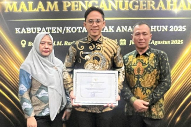 Lampung Selatan Pertahankan Predikat KLA Nindya 2025, Buktikan Konsistensi Kabupaten Ramah Anak