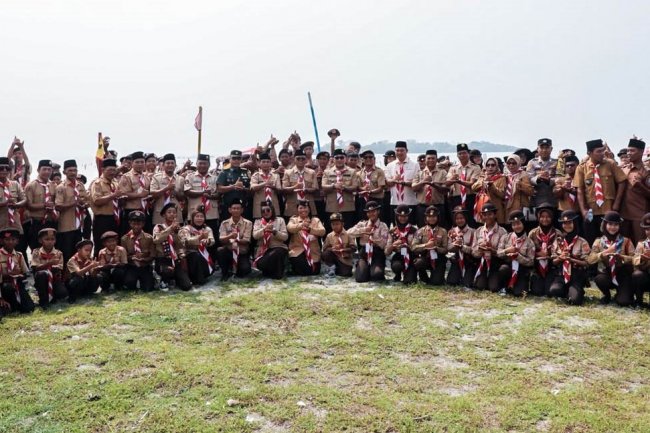 Wabup Syaiful Buka Jambore Penggalang Kecamatan Ketapang