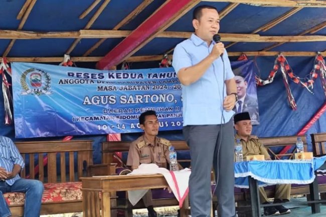 Gelar Reses di Desa Kota Dalam, Agus Sartono Perjuangkan Aspirasi Masyarakat