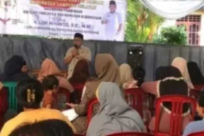 Anggota DPRD Lampung Selatan Dwi Riyanto Bakar Semagat Warga Untuk Ikut Bergabung ke Koperasi Merah Putih